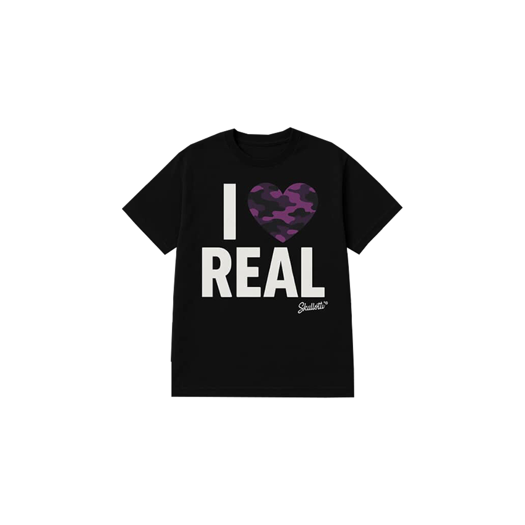 "I 💜 REAL" T SHIRT