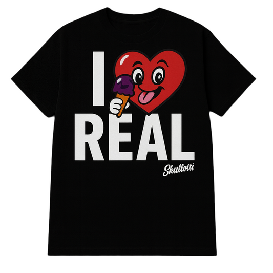 "I🍦REAL" T SHIRT